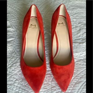 Orange Marc Fisher Heels Sz. 8